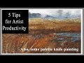 How to get things done: 5 Time Management Tips for Artists (or anyone!)