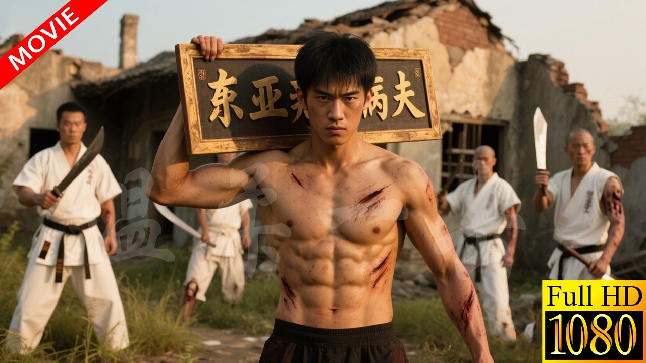 The Kung Fu boy's iron fist is invincible, and he headshots the
