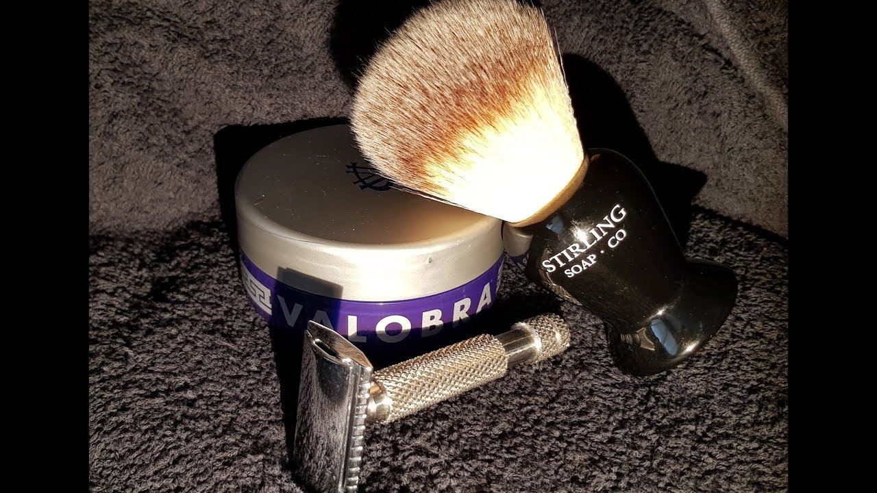Executive Shaving Braveheart Razor Valobra Soap Aqua Velva YouTube