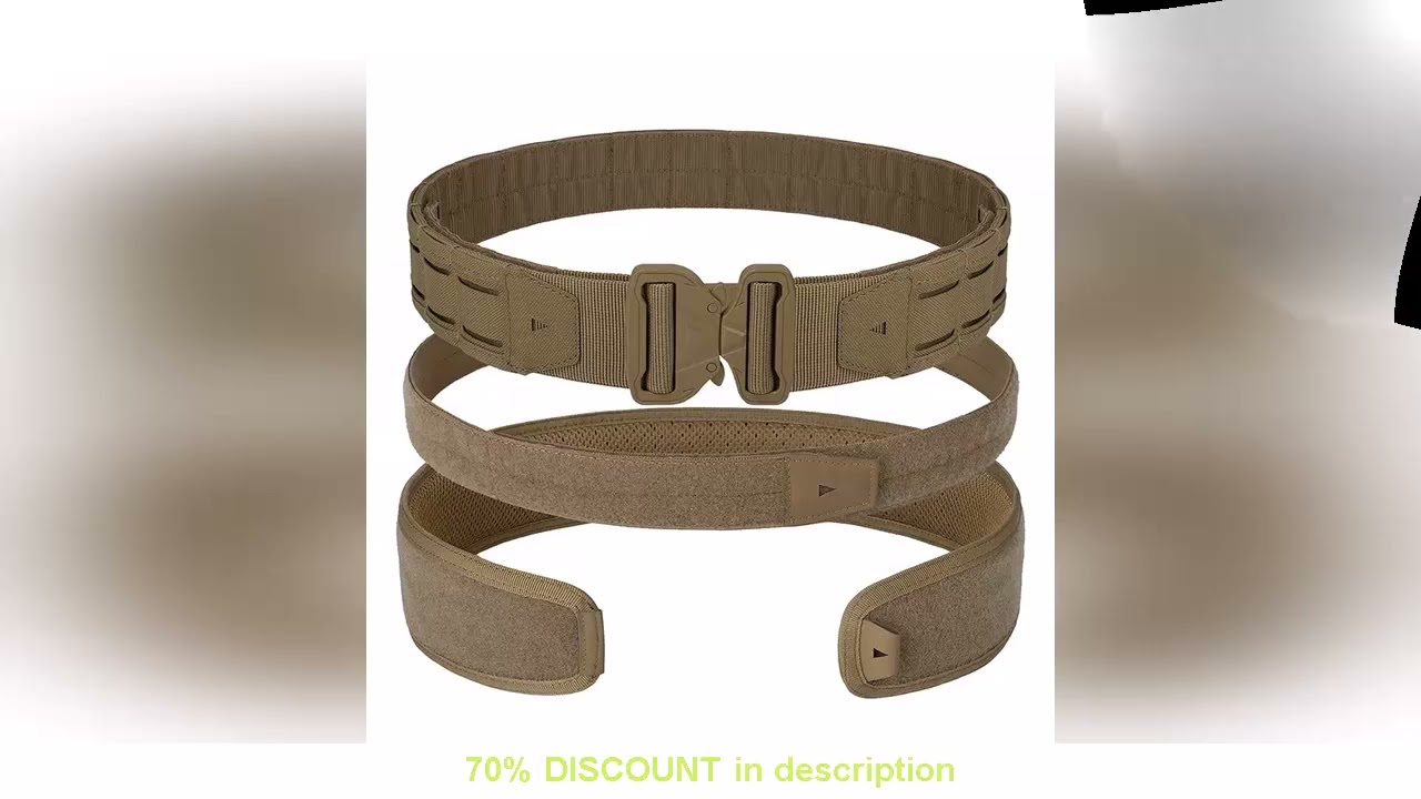Latest Products You Must Know! YAKEDA Battle Molle Riggers Belt Duty Belt Heavy Duty Anti-Slip Pa