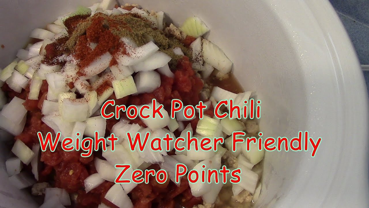 Weight Watchers Crock Pot Chili    Zero Points