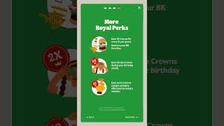 How to sign up for Royal Perks with Burger King app? screenshot 2