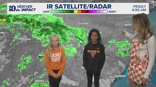 Mini meteorologists Gabi and Madigan bring you our weekend forecast!