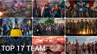 All Avengers like Superheroes Team in Marvel #marvel