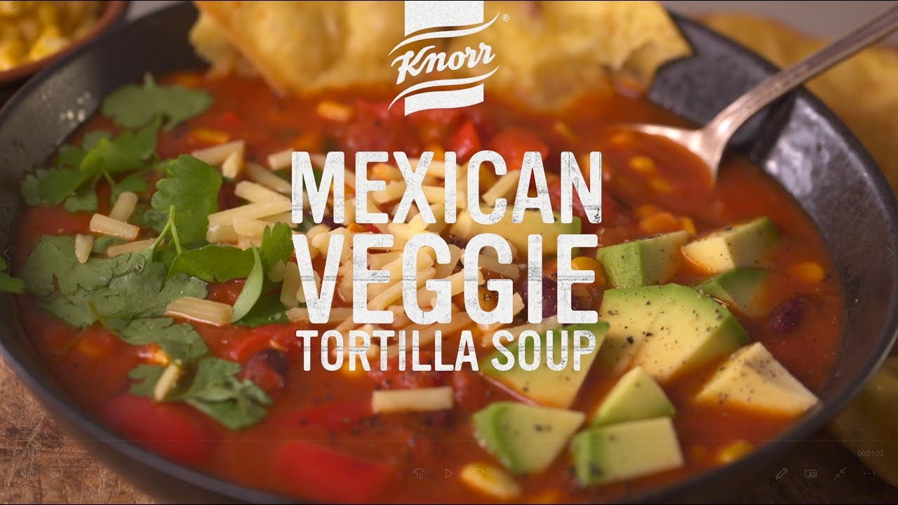 Mexican Veggie Soup With Tortillas Homemade In 3 Easy Steps Youtube