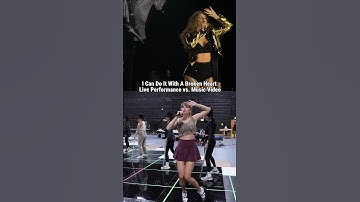 Taylor Swift I Can Do It With A Broken Heart Music Video Vs. Live Performance #taylorswift