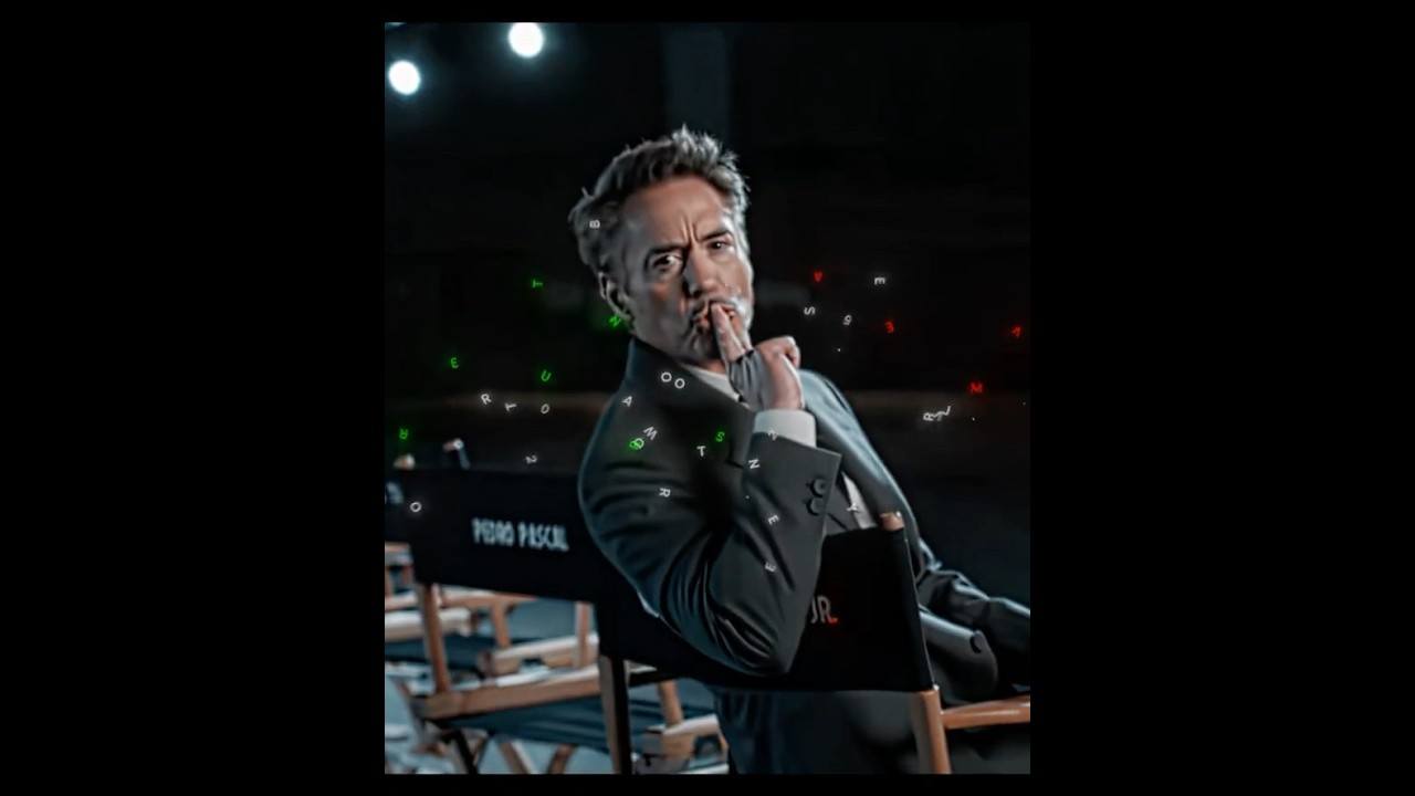 RDJ will save this universe 🐐👑 | Robert Downey Jr. Edit | ATLXS - PASSO BEM SOLTO (SLOWED)