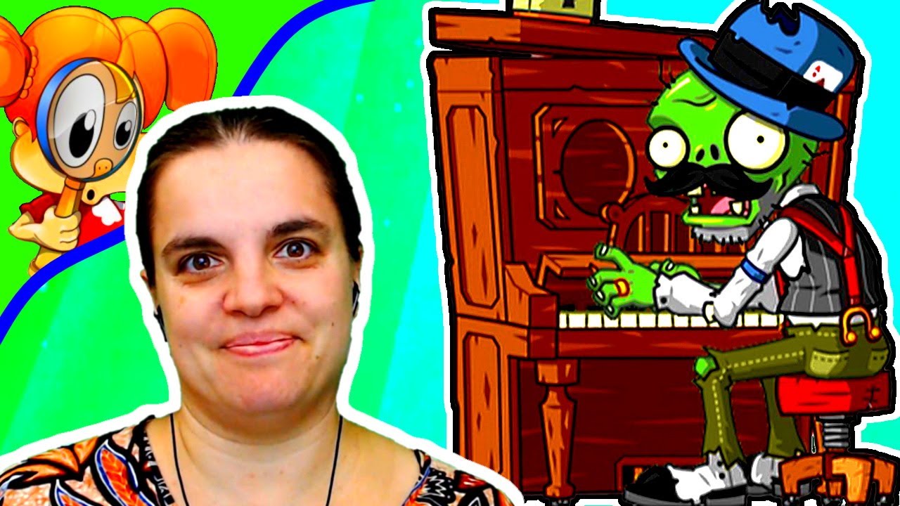 Болтушка слушает Симфонию ЗОМБИ! Игра Растения против зомби 2