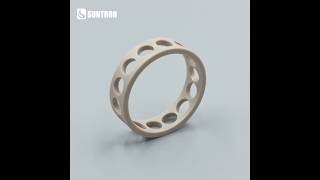 PEEK Bearing Cage | OD44.8 × ID40 × T11.2mm | CNC Machined