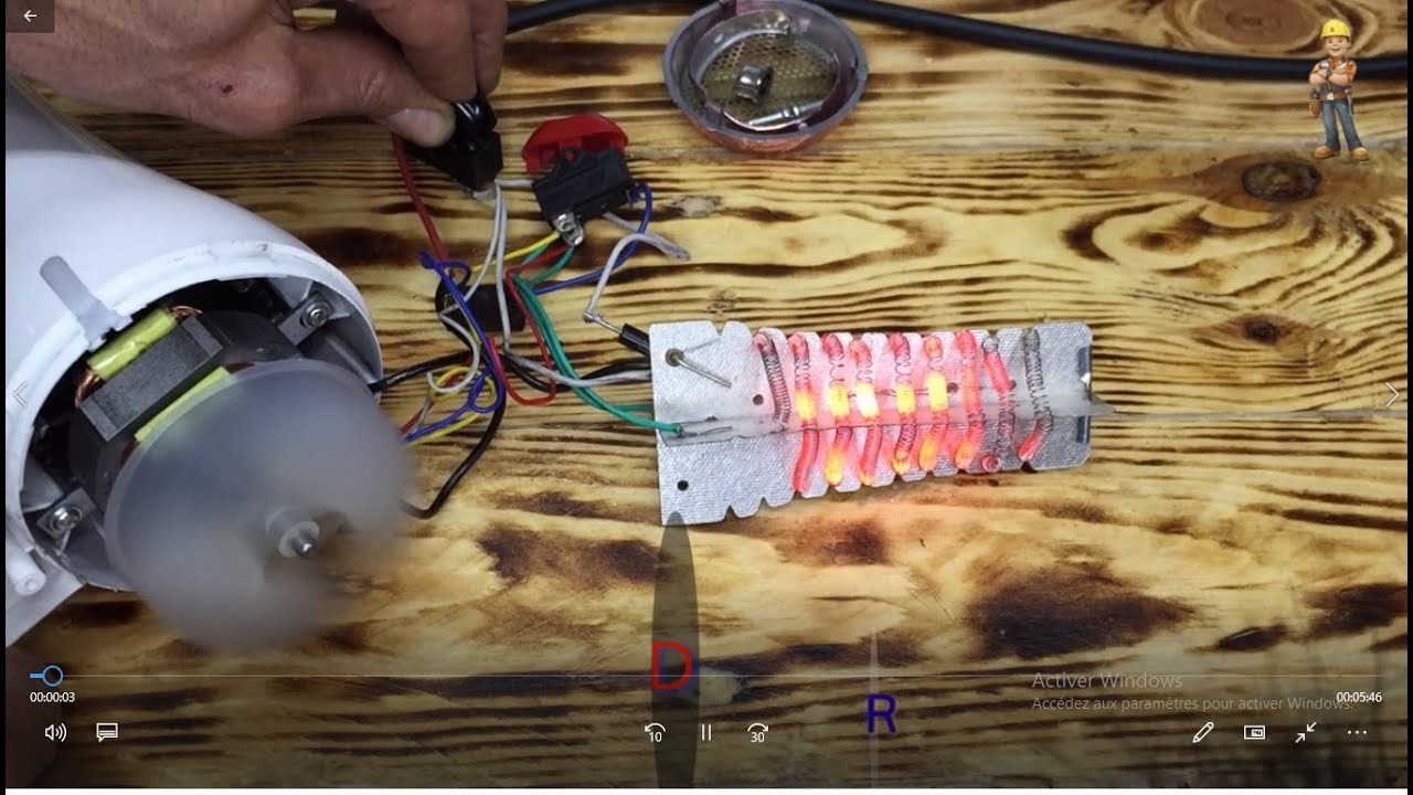 Repair  hair dryer  ELCHIM