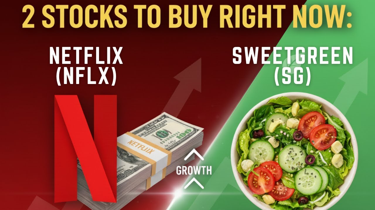 2 акции, которые стоит купить ПРЯМО СЕЙЧАС: почему я покупаю Netflix (NFLX) и Sweetgreen (SG)