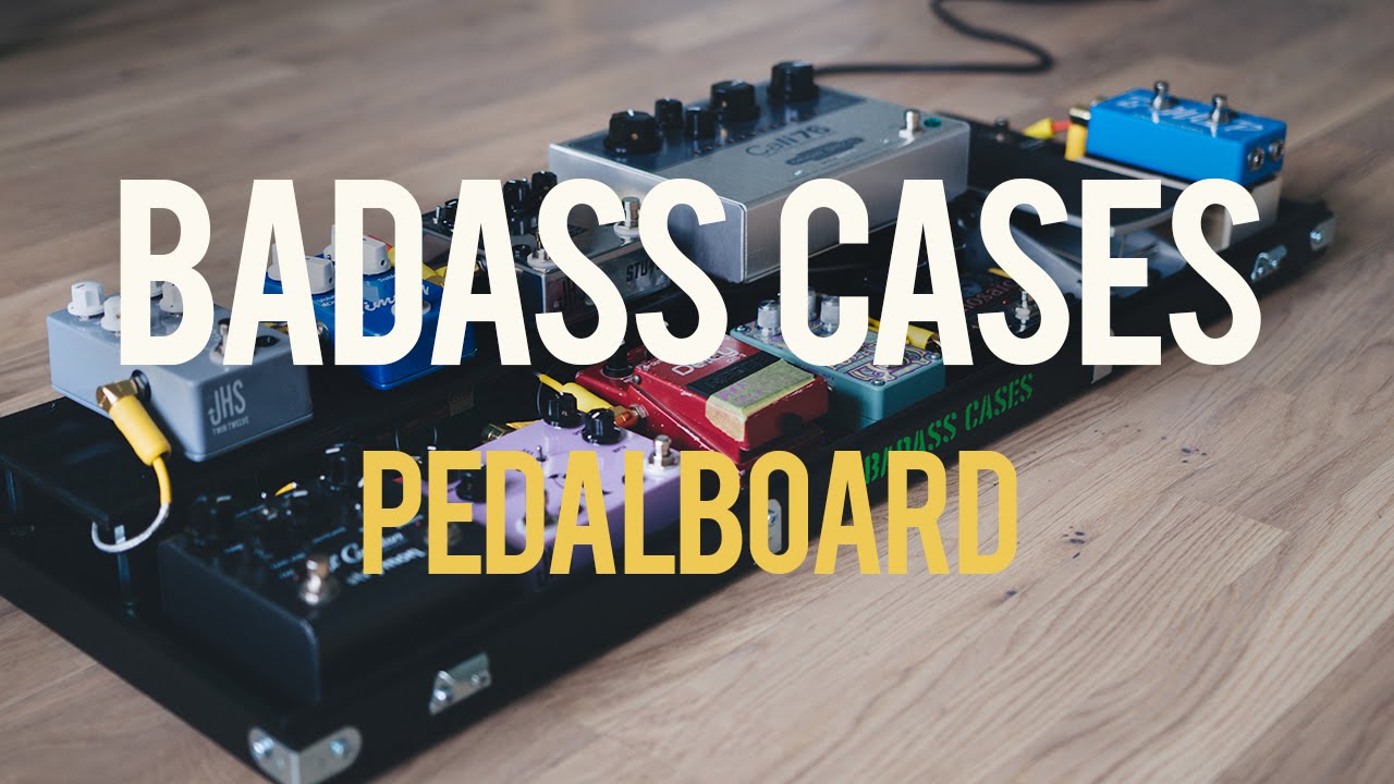 Badass Cases Pedalboard build Unboxing, assembly and test YouTube