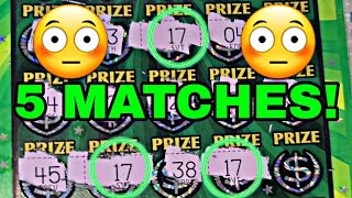 I got 5 matches on a $20 lottery ticket! Ending the chase. ARPLATINUM