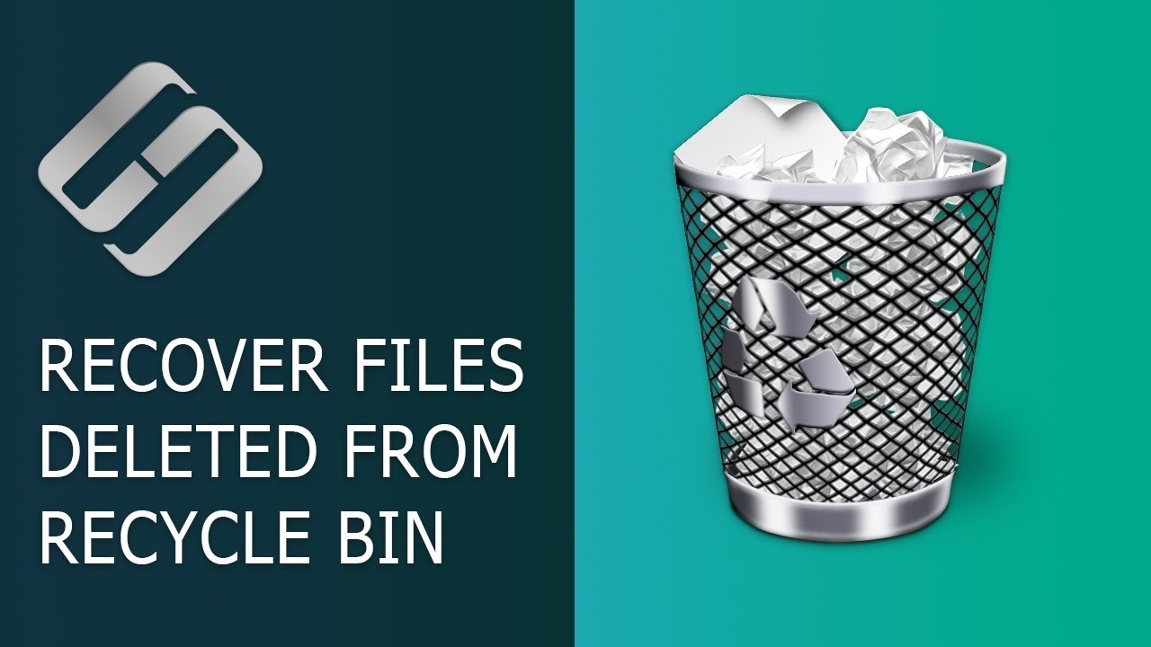 How To Recover Files Deleted From Recycle Bin // COOL TECH // - YouTube