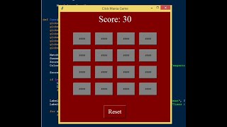 Click Mania Game using Tkinter in Python