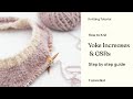 Knitting Tutorial - Yoke Increases & German Short Rows (Tennis Sweater)