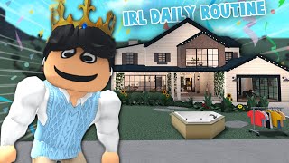 MY NEW BLOXBURG IRL DAILY ROUTINE...