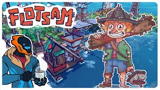 Cozy Settlement Builder In A Flooded World! Flotsam [Early Access]