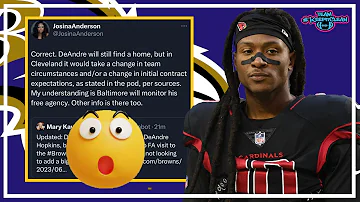 SHOCKING NEWS: DEANDRE HOPKINS TO THE RAVENS AIN'T DEAD YET!