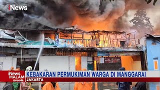 Kebakaran Permukiman Warga di Manggarai Diduga Akibat Ledakan Tabung Gas #iNewsMalam 17/12