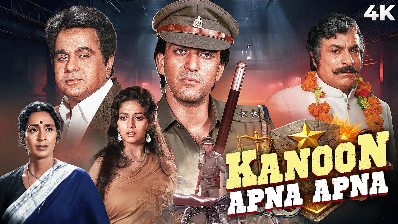 Kanoon Apna Apna (1989) Full Hindi Movie (4K) Sanjay Dutt & Madhuri Dixit | Dilip Kumar | Nutan
