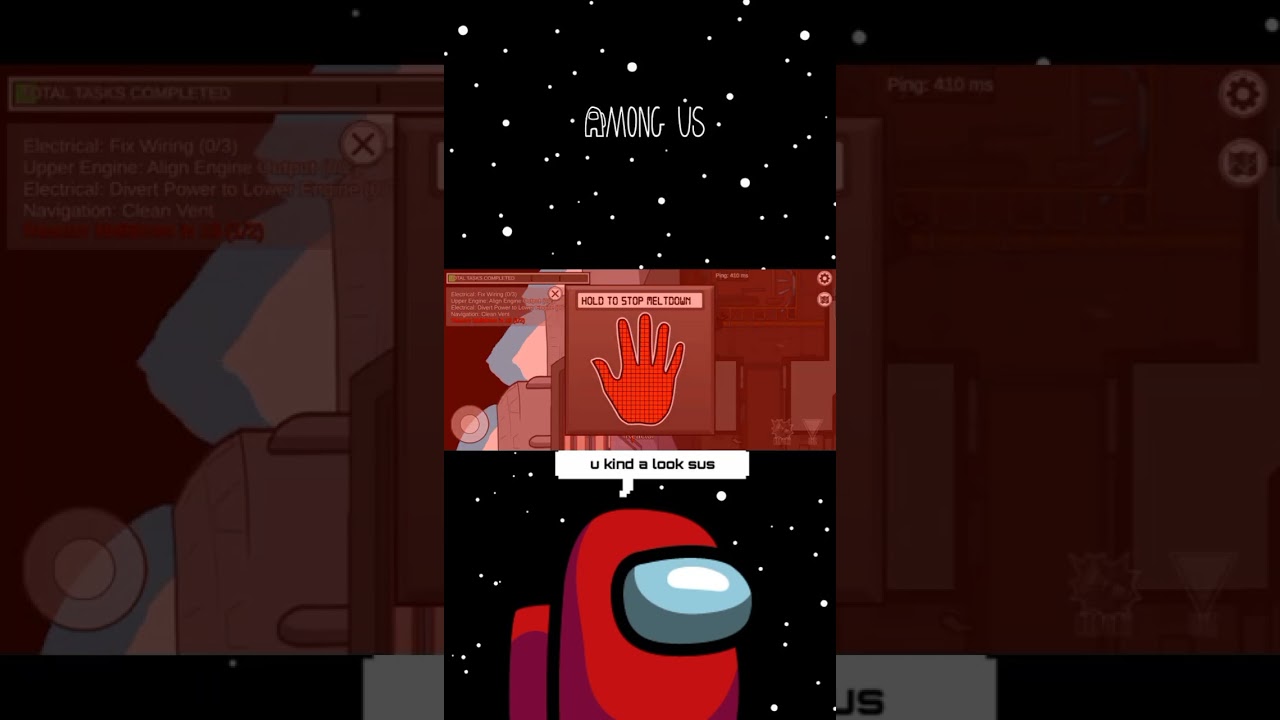 Reactor tasks in Among us game 