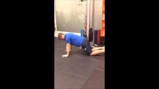 Kneeling Scapula Push Up