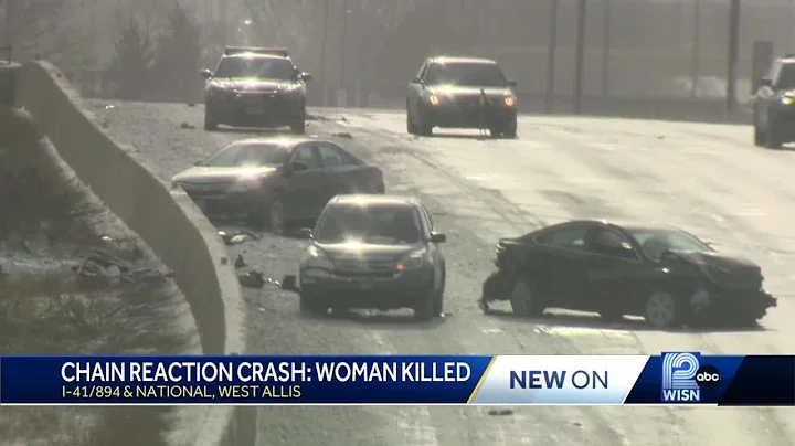 Chain reaction crash: Woman killed