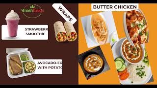 Menu | Fresh fusion | Healthy Food