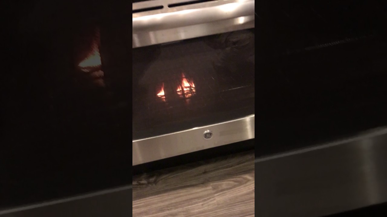 Oven on fire - YouTube