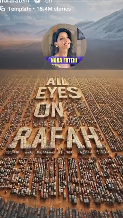 ALL EYES ON RAFAH | Why Every Indian Celebrity Posted this??