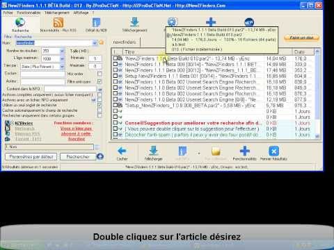 Tutoriel pour débuter sur le réseau Usenet avec NewZFinders et NiouzeFire+