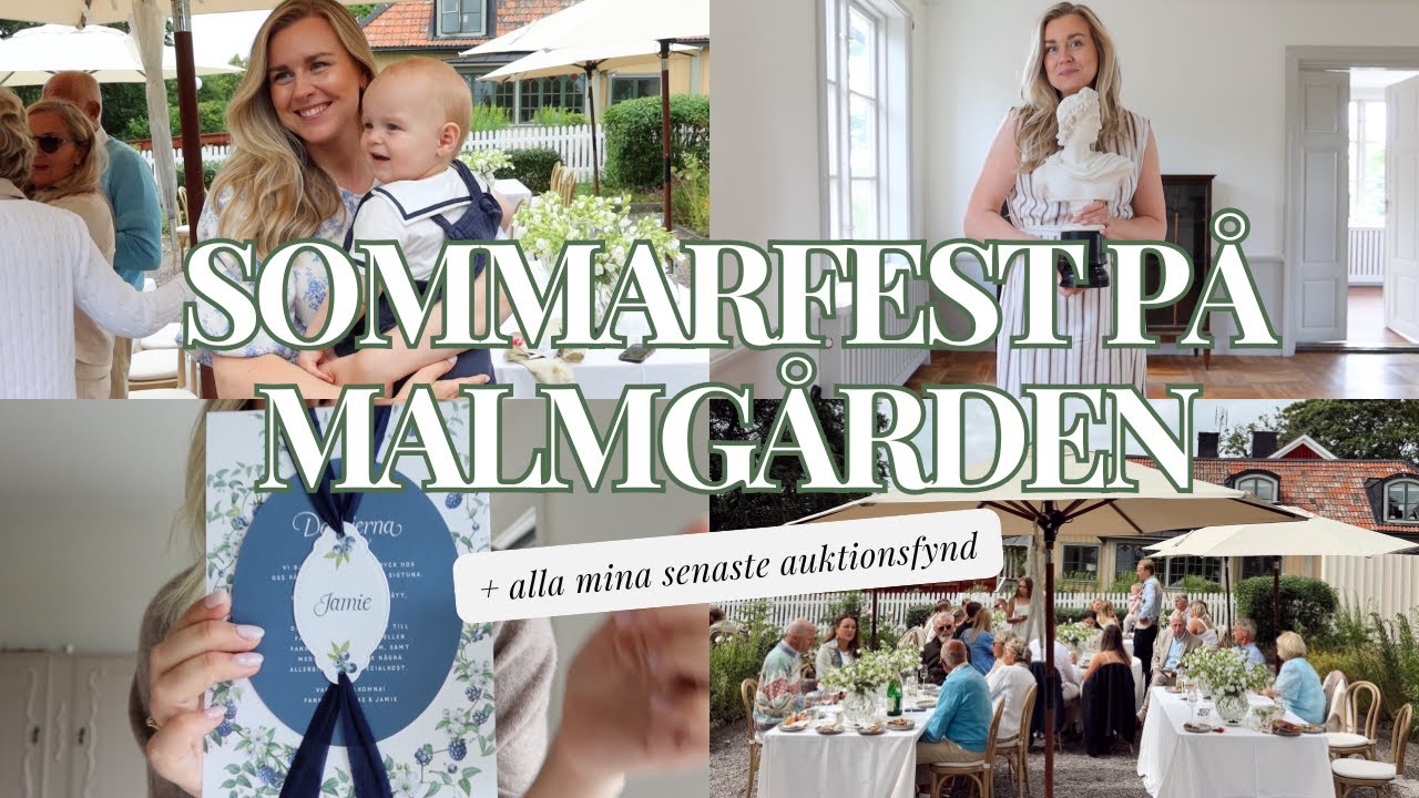 JAMIES NAMNGIVNING 🌼 | + mina vackraste auktionsfynd & stora kanalnyheter