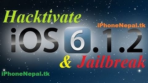 How To Jailbreak & Hacktivate iOS 6.1.2 iPhone 4/3Gs Untethered Bypass Activation Screen No Sim Card