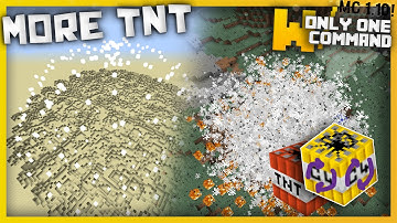 Minecraft - More TNT with only one command block (1.10 command)
