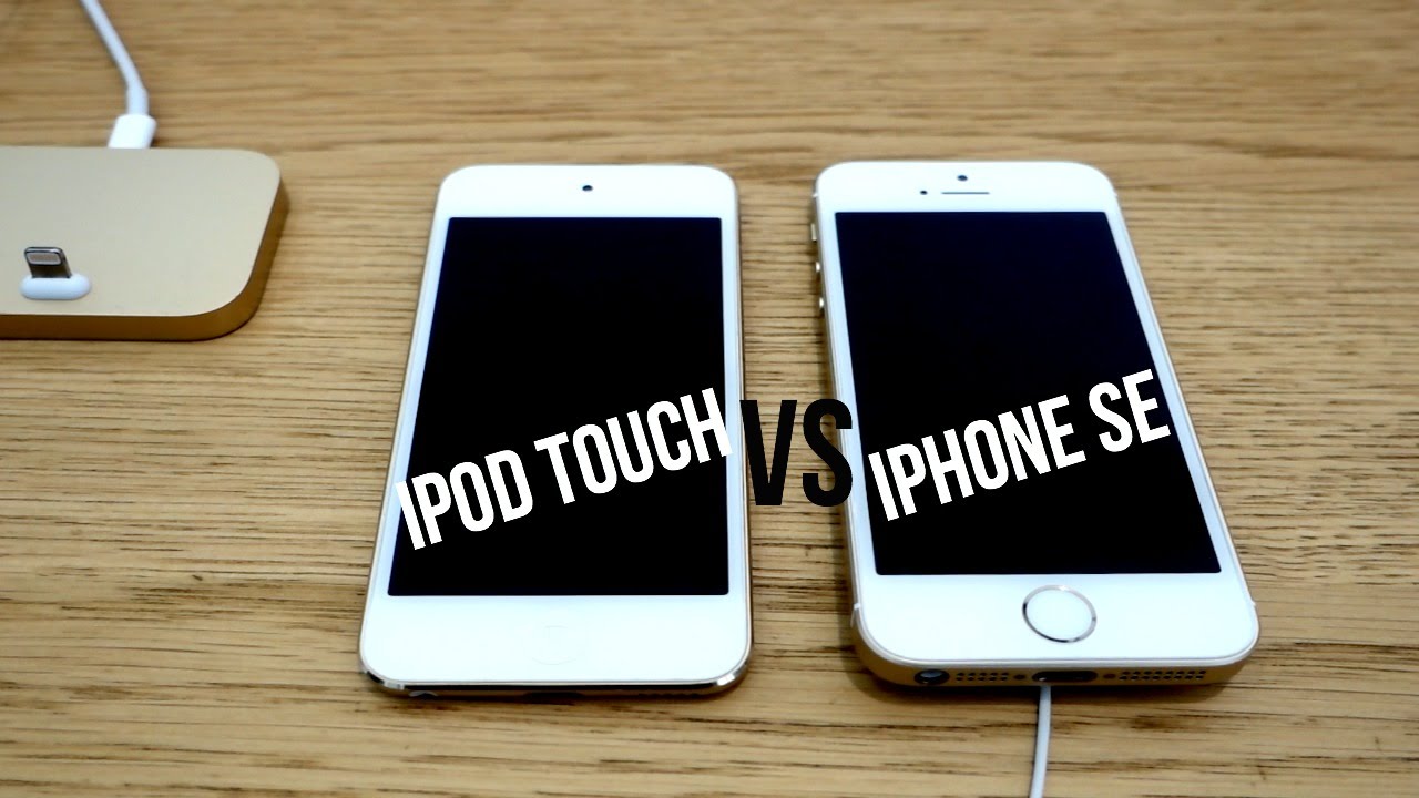 Comparatif Iphone Se Vs Ipod Touch 6 Lepointjenn Youtube