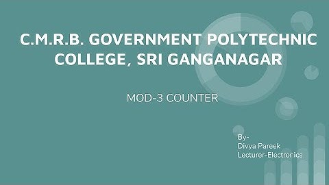 EE-201 MOD-3 COUNTER BY DIVYA PAREEK