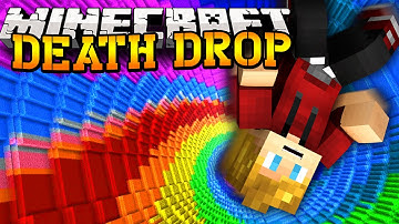 Minecraft Death Drop! (Minecraft Death Dropper) w/ Lachlan, Vikkstar123 & Mitch