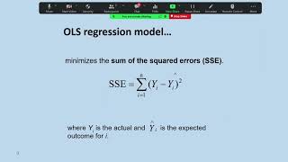 OLS Regression - Part 1