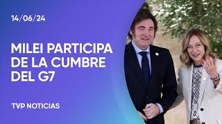 Thumbnail for Así llegaba el presidente Javier Milei a la cumbre del G7 en Italia