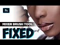Mixer brush tool fixed  photoshop