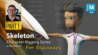 Character Rigging for Beginners: 01 Skeleton