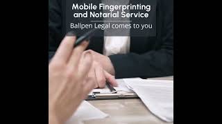 Mobile Fingerprinting and Notarial Service