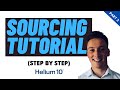 EASY Product Sourcing Tutorial For Amazon FBA (3 PART SERIES) With Helium 10 Step by Step (Part 3)