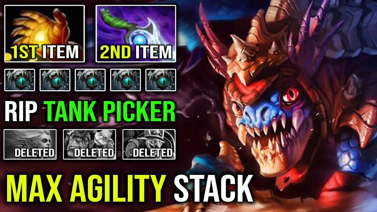 This is WHY You Can't Pick Tanker Against Slark | 100% Free Stack Max Agility 1st Item Midas DotA 2