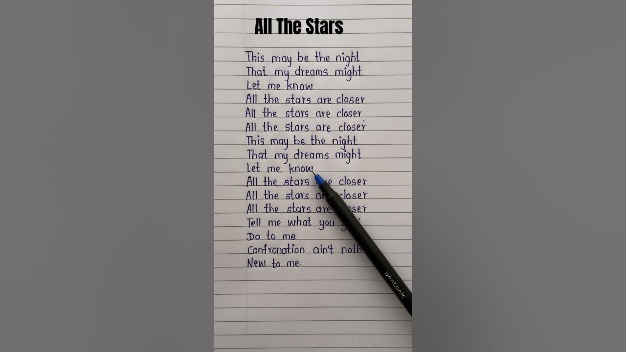All The Stars - Kendrick Lamar, SZA lyrics #allthestars #kendricklamar #sza #lyrics #song #shorts