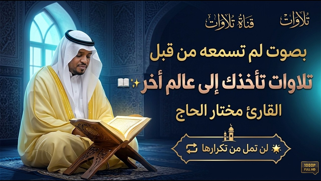 تلاوة مباركة تهدى النفوس .. خشـــوع و إيمـــان لا يوصف