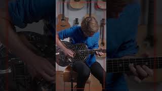 🎸 Here's Bertolf playing the blues on this 2001 National Style 2 Tricone!