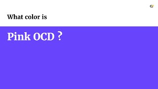 Pink OCD color #6844fc hex color - Blue color - Warm color 6844fc