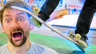 AARON TRIES 5 WORLD CHAMPION FREESTYLE TRICKS!